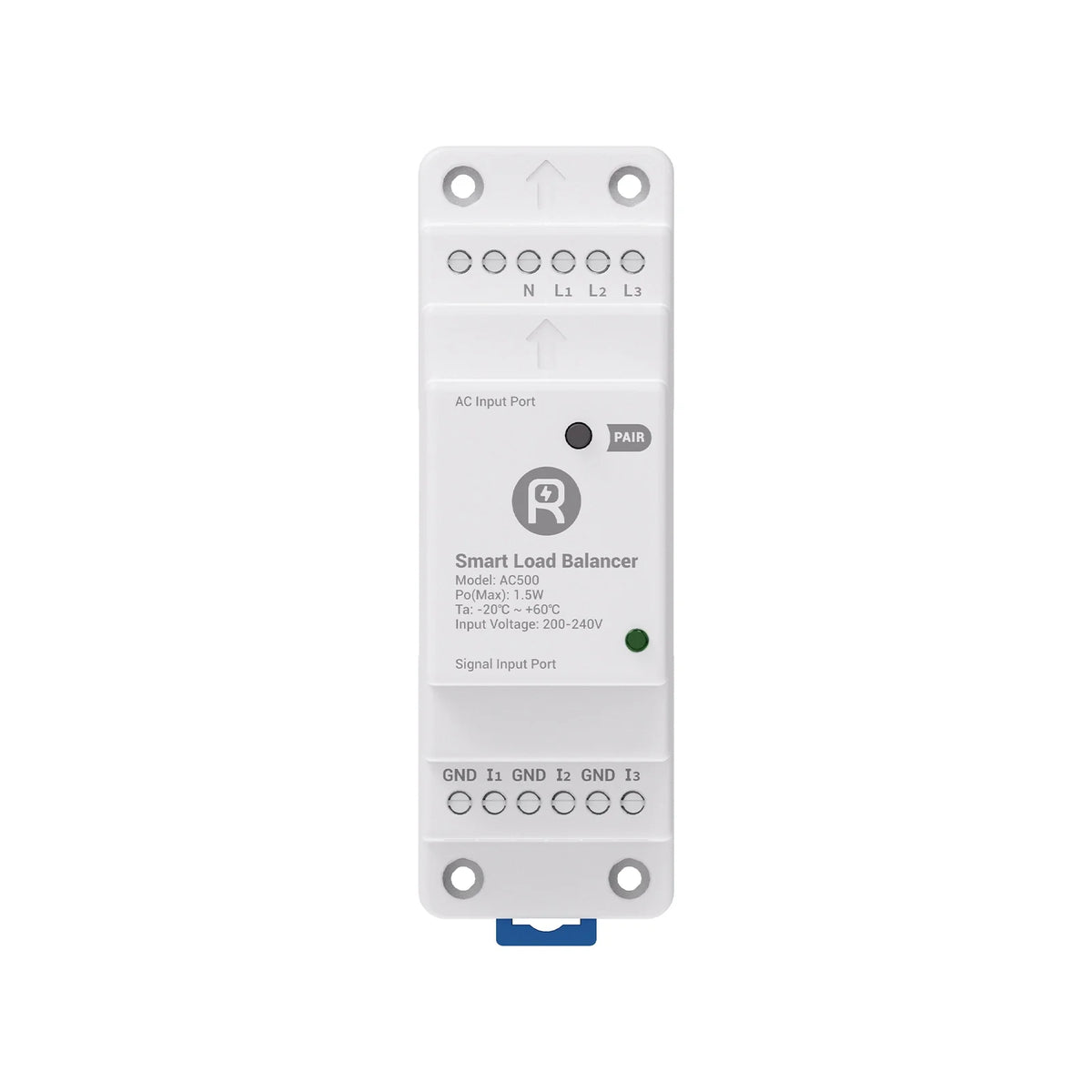 Wallbox Rheidon WB500 7,4 kW con gestore di carico dinamico AC500 — gestore di carico AC500