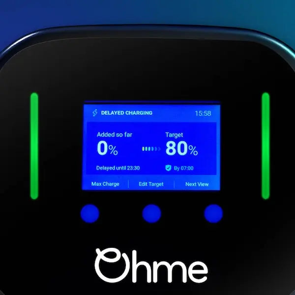Wallbox Ohme Home Pro 7,4 kW cavo integrato da 5 metri / Wifi / Bluetooth