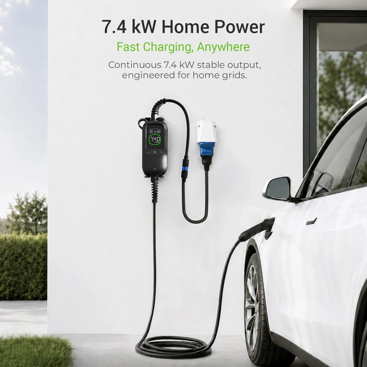 Caricatore portatile Rheidon PC200 Pro-7K4 — rheidon pc200 pro 7k4 home ev charging