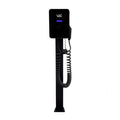 Piedistallo in acciaio inox nero per wallbox