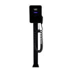Piedistallo in acciaio inox nero per wallbox