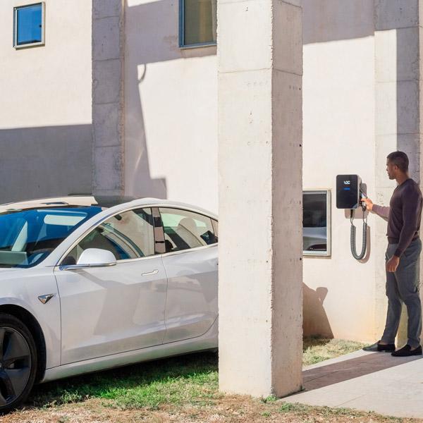 Wallbox V2C TRYDAN monofase 230V/7,4KW CAVO T2 5M + RCM