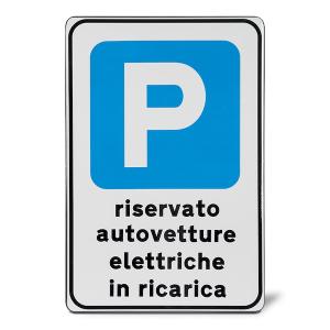 Cartello Parcheggio EV